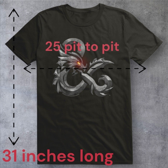 Dungeons & Dragons: NEW Honor Among Thieves Steel Ampersand Movie Merch tee XL - Picture 5 of 5